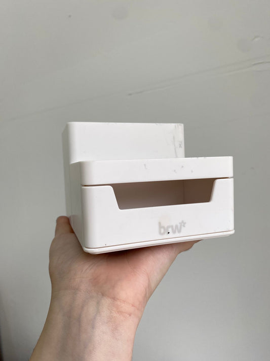 PEQUENO DEFEITO - Organizador de mesa vertical - BRW - Branco