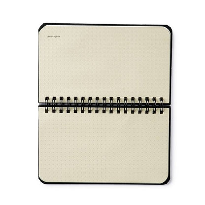 Planner Wire-o 2026 - Cícero - Libélulas - Semanal Office 15,5x9 - Off White
