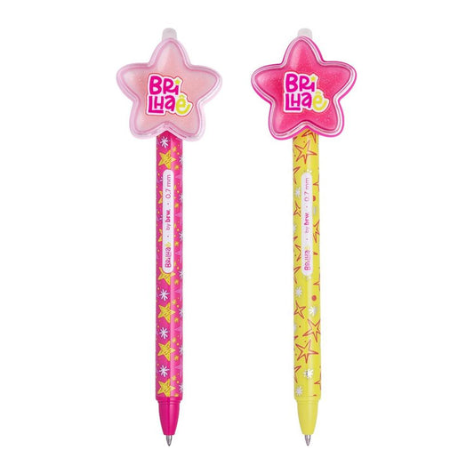 Caneta Gel Apagável + Sombra - Brilhaê - Duo Glow