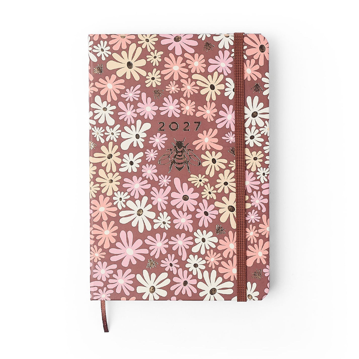 Agenda Planner 2027 - Cícero - Melissa Mini Bloomy Chocolate - Semanal Anotações 14x21