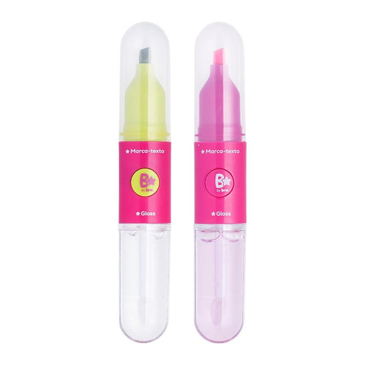 Marca-Texto + Lip Gloss - Brilhaê - Duo Shine