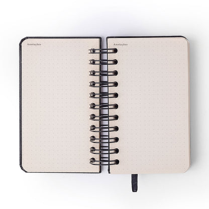 Agenda Planner Wire-o 2027 - Cícero - Relicário Botânica - Diária 9x15,5