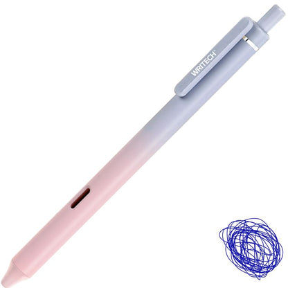 Caneta Gel Retrátil Writech Gradient 0.7mm Tinta Azul W-0171