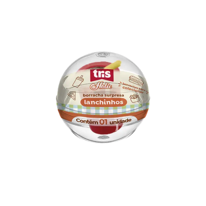 Borracha Surpresa - Tris - Holic Lanchinhos - Modelos Sortidos