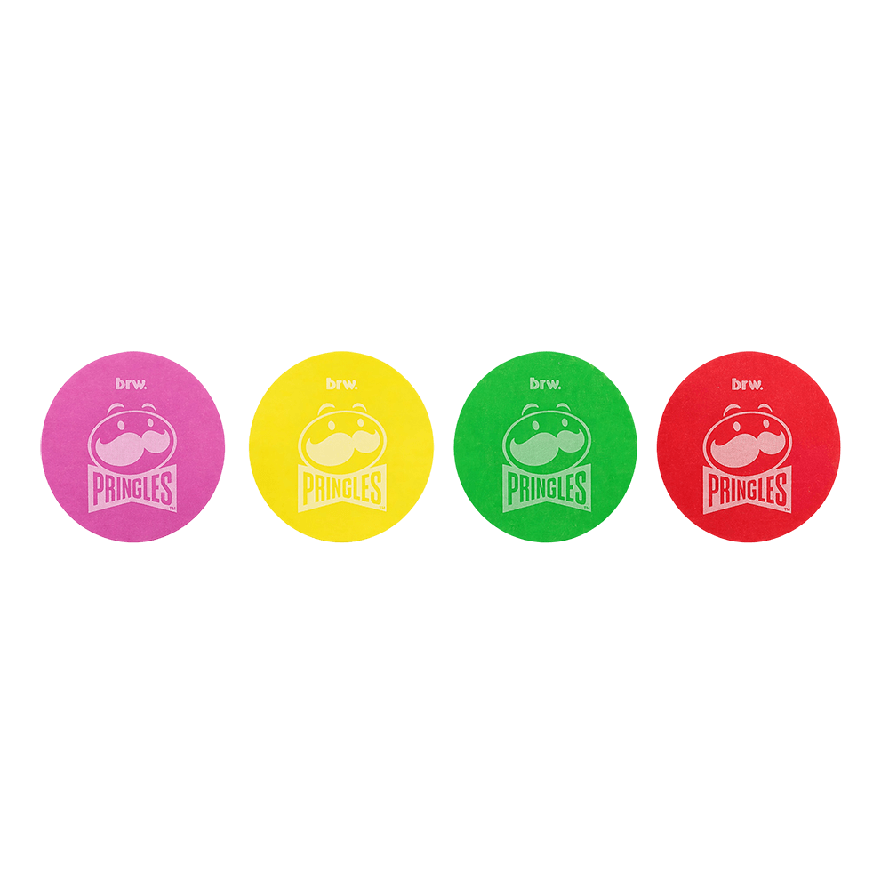 Bloco Adesivo - BRW - Smart Notes Pringles 60x66mm - Pote c/ 4