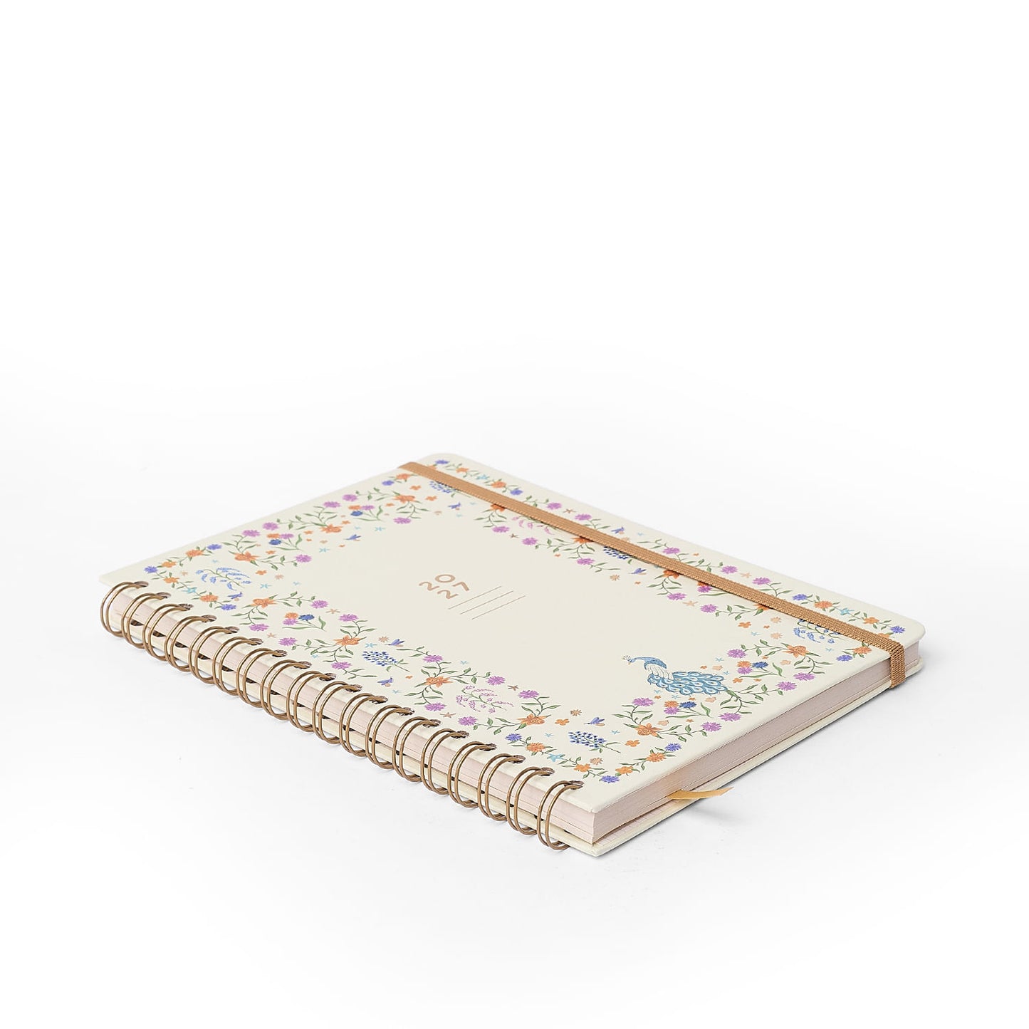 Agenda Planner Wire-o 2027 - Cícero - Relicário Secreto Off White - Semanal Planejamento 17,3x24