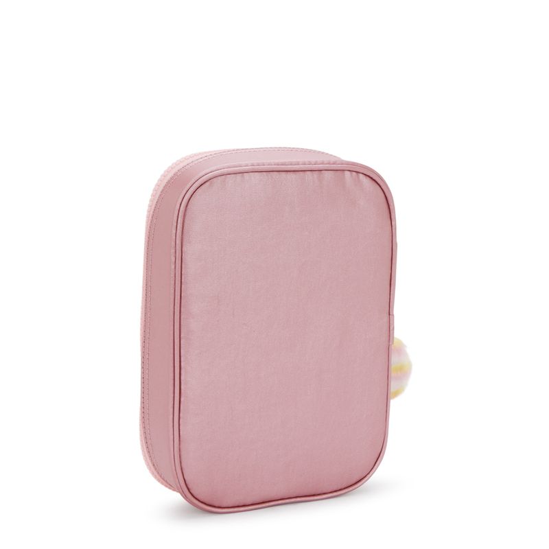 Estojo Kipling 100 Pens Rosa Bronze Pink Met