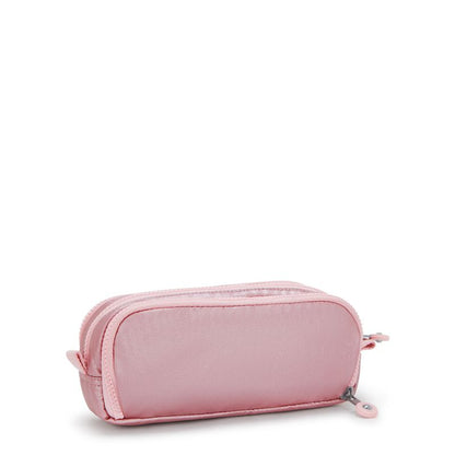 Estojo Kipling Gitroy Rosa Bronze Pink Met