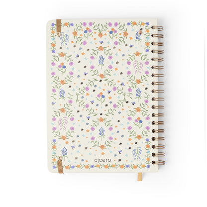 Agenda Planner Wire-o 2027 - Cícero - Relicário Secreto Off White - Semanal Planejamento 17,3x24