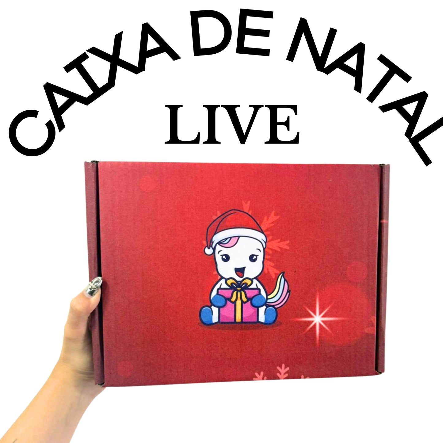 Caixa Surpresa de Natal – Live Especial Papelaria Unicórnio 🎁