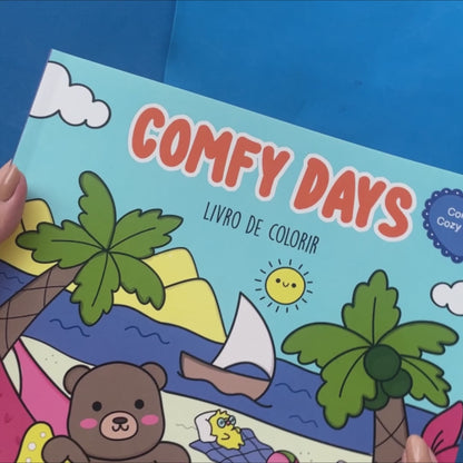 Comfy Days - Livros de Colorir - Ciranda Cultural