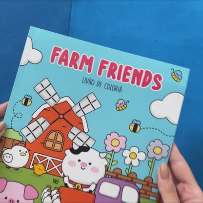 Farm Friends - Livro de Colorir - Ciranda Cultural