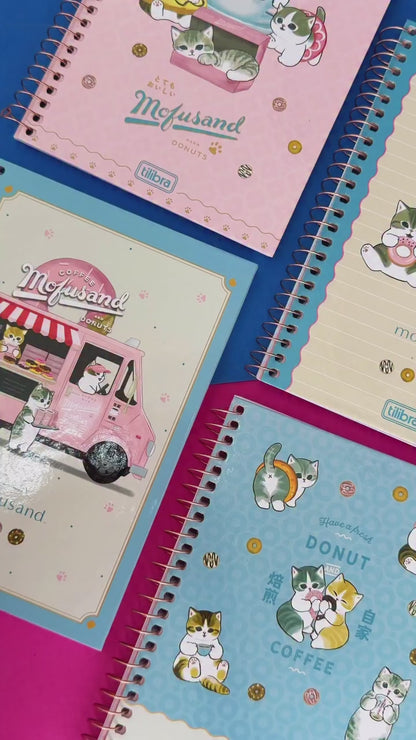 Caderno A5 - Tilibra - Mofusand - 140mm x 200mm - 80Fls