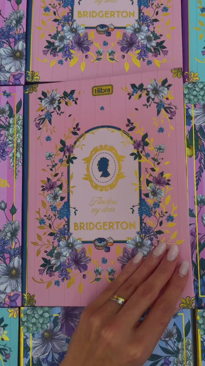 Caderno Colegial - Tilibra - Bridgerton - Nova Coleção - 176mm x 239mm - 80Fls