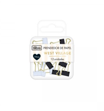 Binder Clips - Tilibra - Prendedor de Papel West Village