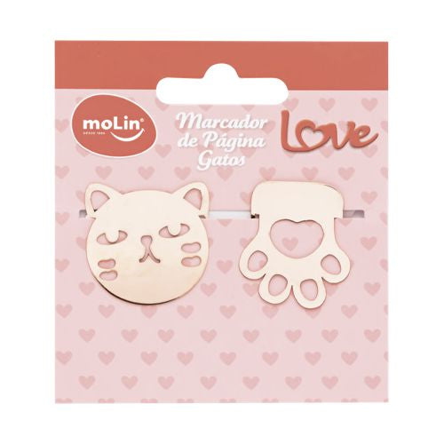 Marcador de Página - Molin Love - Gatos 2un