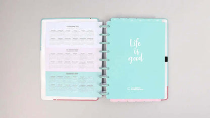 Planner Permanente - Caderno Inteligente - Acqua Glam 93 Folhas 120g/m²