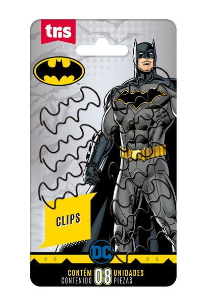 Clips Batman Black - Tris - 8 Unidades