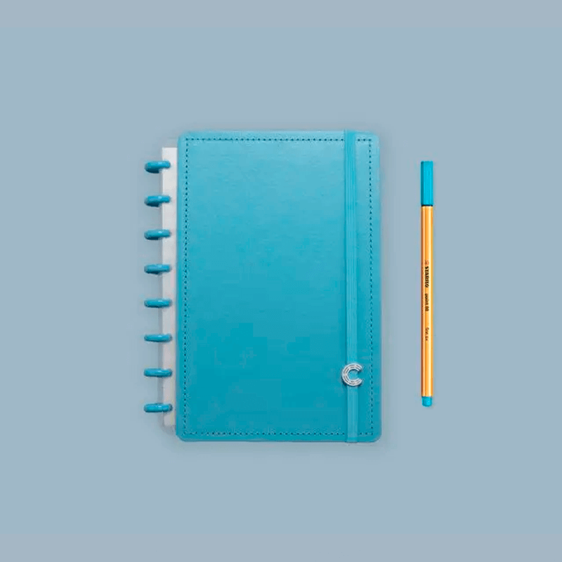 Caderno A5 - Caderno Inteligente - All Blue 80Fls 90g/m²