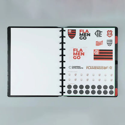 Caderno Grande - Caderno Inteligente - Flamengo 80 Folhas 90g/m²