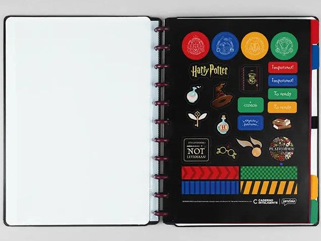 Caderno Grande - Caderno Inteligente - By Harry Potter 80 Folhas 90g/m²