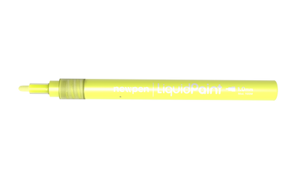 Marcador Permanente - Newpen - Liquidpaint Fluorescente 1.0MM
