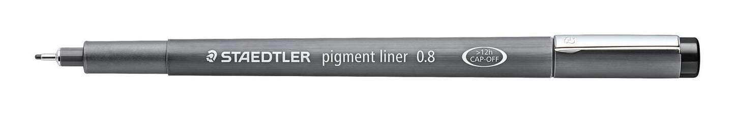 Caneta Fineliner - Staedtler - Caneta Nanquim Pigment Liner 0.8mm