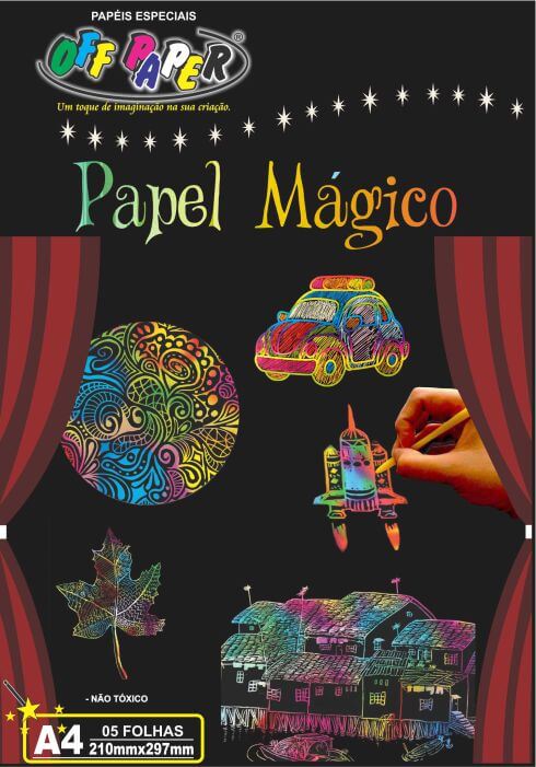 Papel Mágico - Off Paper - A4 5 Fl - frente