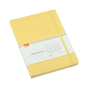 Caderneta A5 - BRW - Pautada Amarela Pastel
