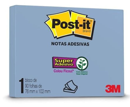 Bloco de Notas Adesivas - Post-it 3M - 90FLS 76 x 102mm