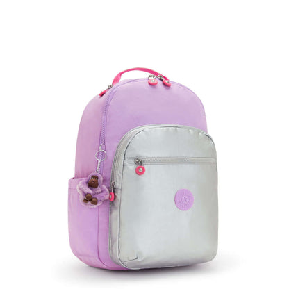 Mochila Seoul - Kipling - Purple Candy Bl