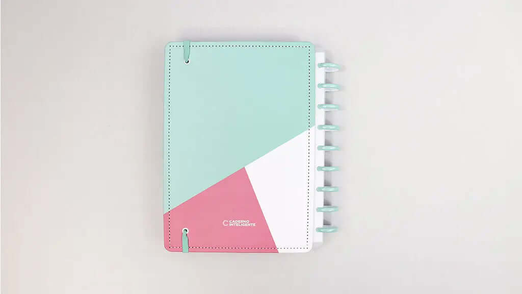 Planner Permanente - Caderno Inteligente - Acqua Glam 93 Folhas 120g/m²