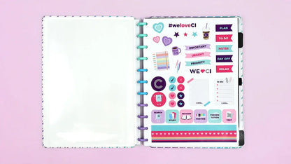 Caderno Médio - Caderno Inteligente - London 80 Folhas 90g/m²