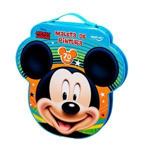 Maleta de pintura Mickey Mouse 70 itens