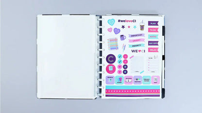 Caderno Grande - Caderno Inteligente - Poá Vicky 80 Folhas 90g/m²