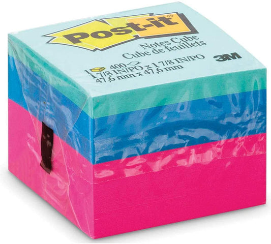 Bloco Adesivo Cubinho - Post-it 3M - 400FLS 47,6 x 47,6mm