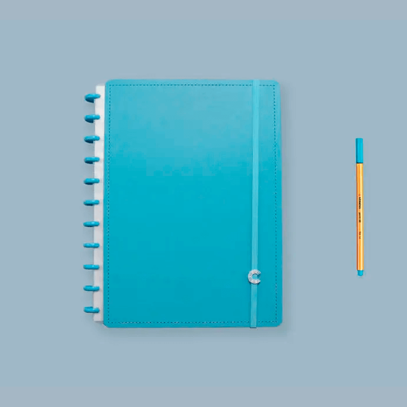 Caderno Grande - Caderno Inteligente - All Blue 80 Folhas 90g/m²