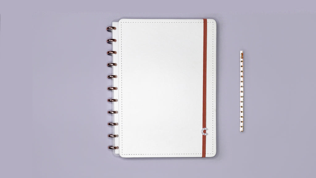 Caderno Grande - Caderno Inteligente - Deluxe All White