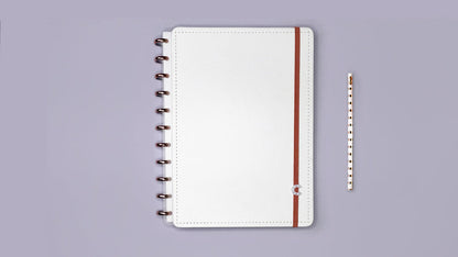 Caderno Grande - Caderno Inteligente - Deluxe All White