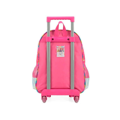 Mochila com Rodinhas - Luxcel - Rainbow High Rosa