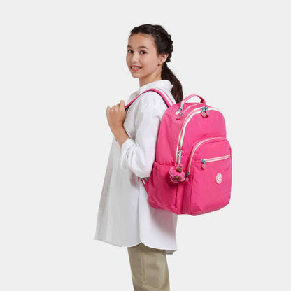 Mochila Seoul - Kipling - Fresh Pink C