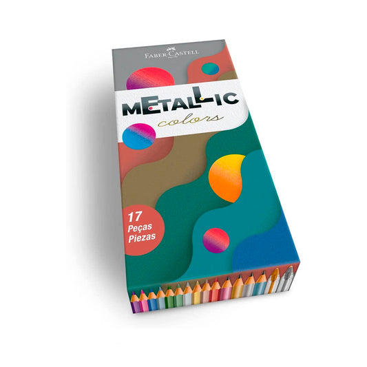 Kit Metallic Colors - Faber-Castell - 17 Itens