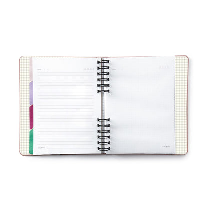 Caderno Organizador - Cícero - Duo Melissa Pautado & Pontado A5 Colmeia