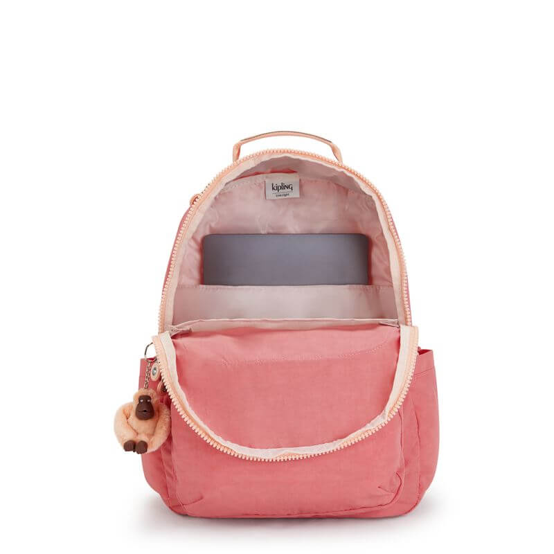 Mochila Seoul - Kipling - Joyous Pink C