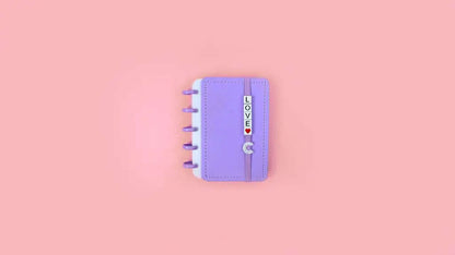 Pingente - Caderno Inteligente - Likeu Love Grey