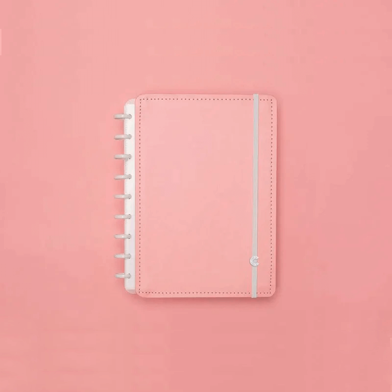 Caderno Médio - Caderno Inteligente - Rose Pastel 80 Fls 90g/m²