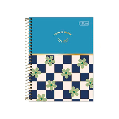 Caderno Colegial - Tilibra - Check Pop 10 Matérias 160 Folhas