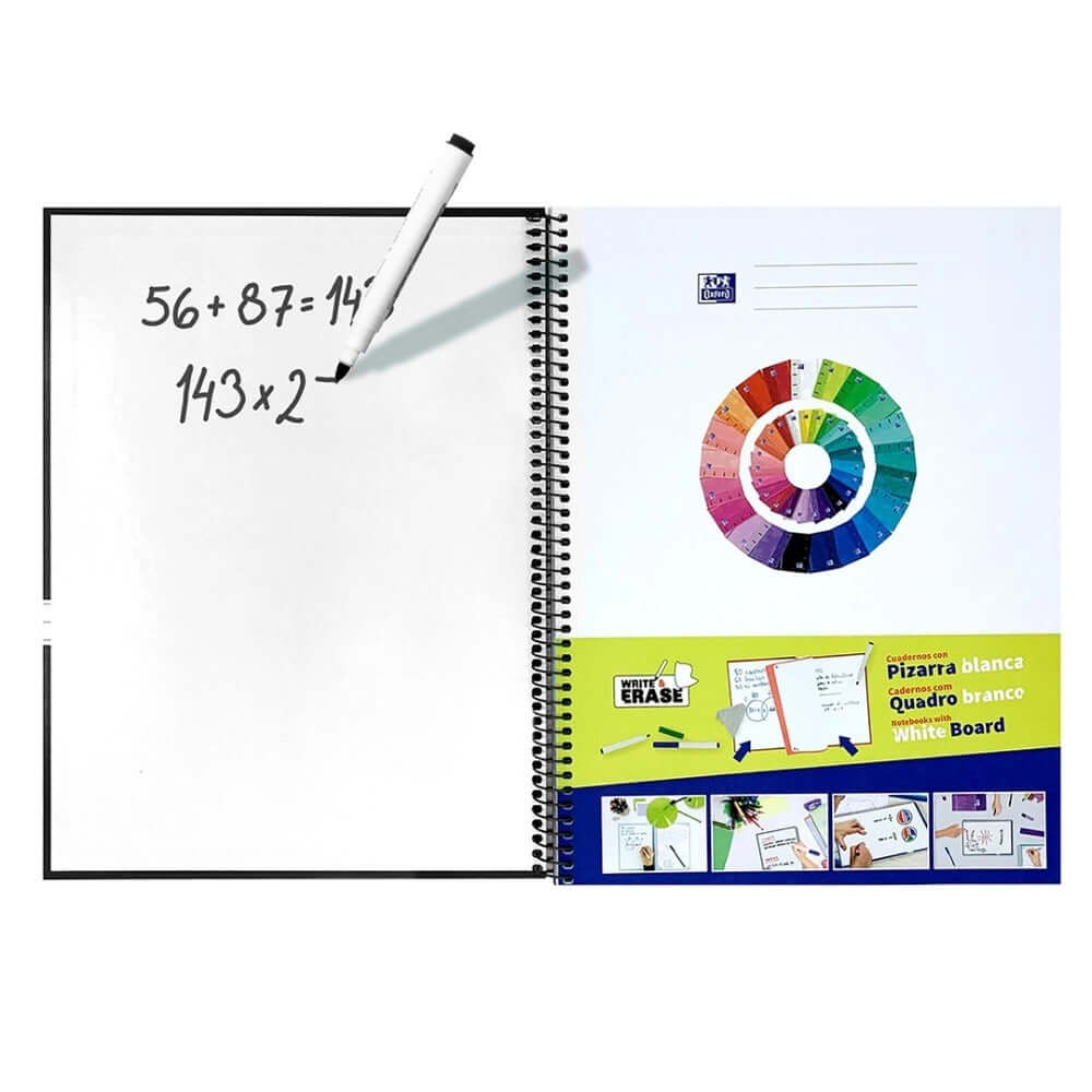 Caderno Espiral - Oxford - Preto Universitário 1 Matéria