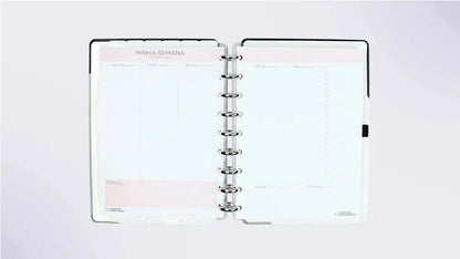 Planner Permanente - Caderno Inteligente - Grey Glam 93 Folhas 120g/m²