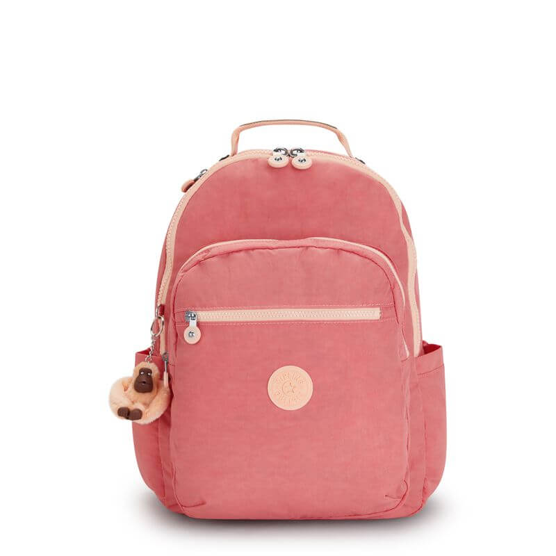 Mochila Seoul - Kipling - Joyous Pink C